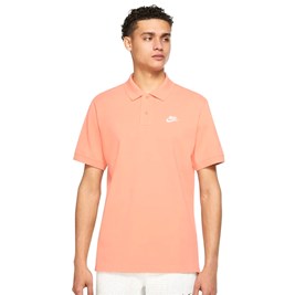 Camisa Polo Nike Sportswear Rosa/Branco