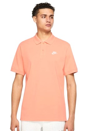 Camisa Polo Nike Sportswear Rosa/Branco