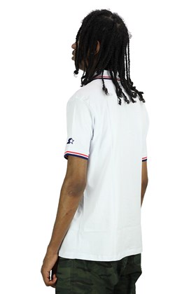 Camisa Polo Starter Bicolor SC73 Branca