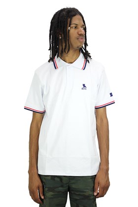Camisa Polo Starter Bicolor SC73 Branca