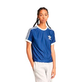 Camiseta Adidas 3 Stripes Azul Marinho