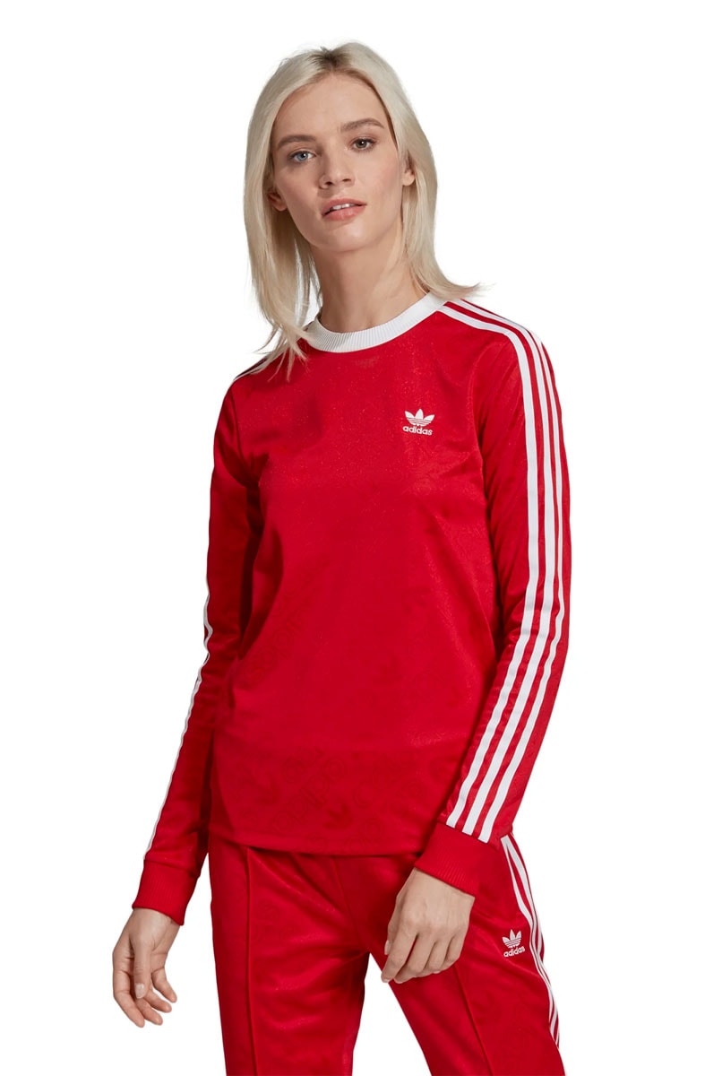 Camisa adidas feminina shops vermelha