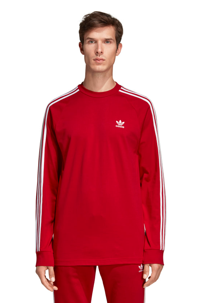 adidas 3 stripes manga longa