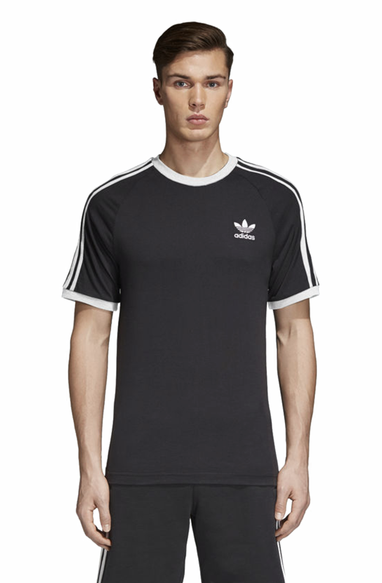 blusa da adidas preta e branca