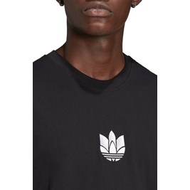 Camiseta Adidas Adicolor 3D Trefoil Preta