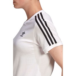 Camiseta Adidas  Adicolor Classics 3-stripes Branco/Preto