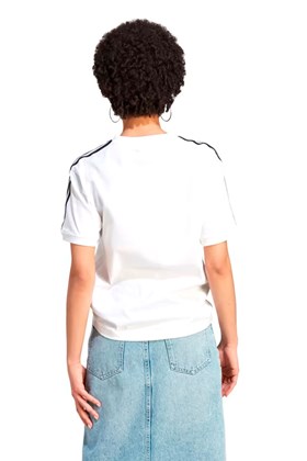 Camiseta Adidas Adicolor Classics 3-stripes Branco/Preto