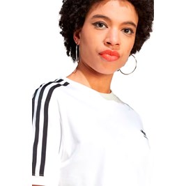 Camiseta Adidas Adicolor Classics 3-stripes Branco/Preto