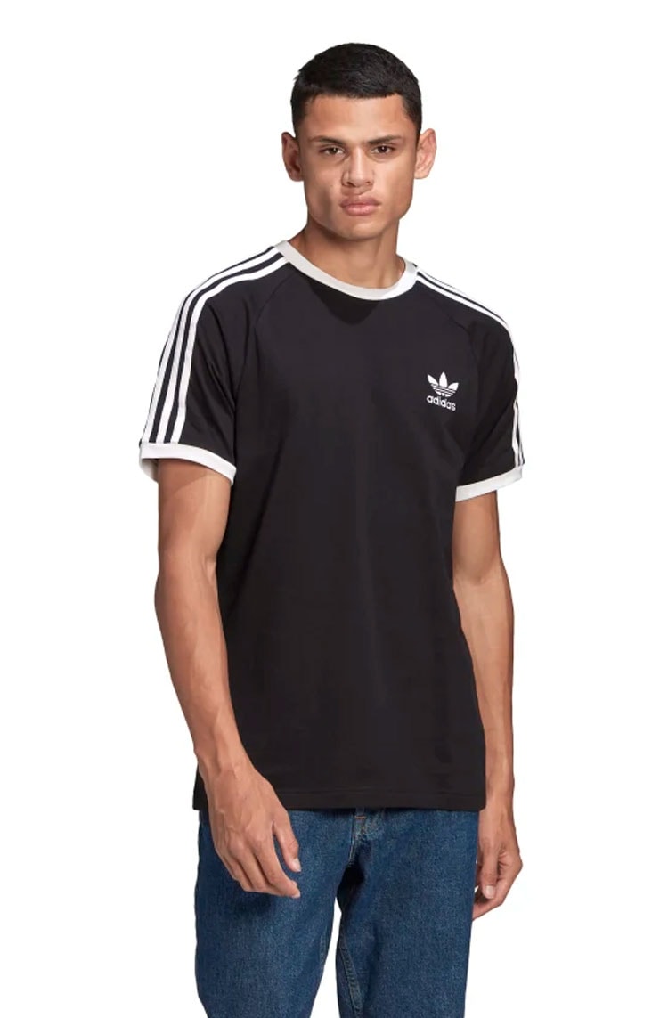 camiseta adidas 3 stripe originals