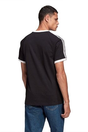 Camiseta Adidas Adicolor Classics 3 Stripes Preta/Branca
