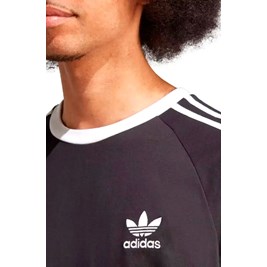 Camiseta Adidas Adicolor Classics 3-stripes Preto/Branco