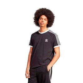Camiseta Adidas Adicolor Classics 3-stripes Preto/Branco