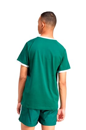 Camiseta Adidas Adicolor Classics 3-stripes Verde/Branco