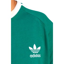 Camiseta Adidas Adicolor Classics 3-stripes Verde/Branco