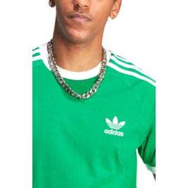 Camiseta Adidas Adicolor Classics 3 stripes Verde/Branco