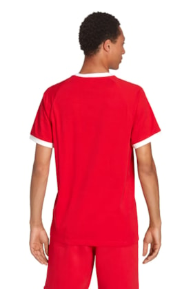 Camiseta Adidas Adicolor Classics 3-Stripes Vermelho