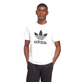 Camiseta Adidas Adicolor Classics Trefoil Branco/Preto