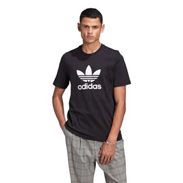 Camiseta Adidas Adicolor Classics Trefoil Preta