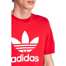 Camiseta Adidas Adicolor Classics Trefoil Vermelho