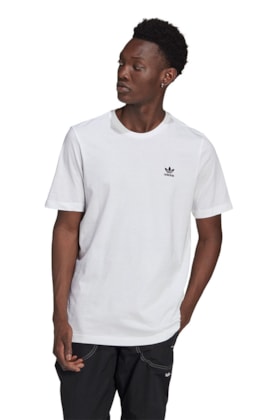 Camiseta Adidas Adicolor Essentials Trefoil Branca/Preta Camiseta Adidas Adicolor Essentials Trefoil Branca/Preta