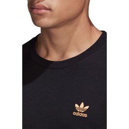 Camiseta Adidas Adicolor Essentials Trefoil Preta/Dourada