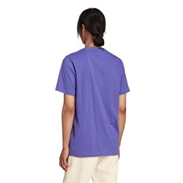 Camiseta Adidas Adicolor Essentials Trefoil Roxo/Branco