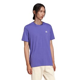 Camiseta Adidas Adicolor Essentials Trefoil Roxo/Branco