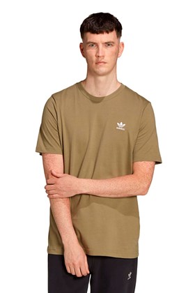 Camiseta Adidas Adicolor Essentials Trefoil Verde/Branca