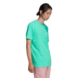 Camiseta Adidas Adicolor Essentials Trefoil Verde/Branco