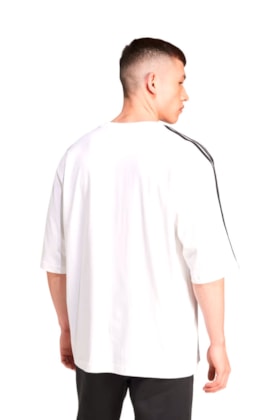 Camiseta Adidas Adicolor Oversized Branco/Preto