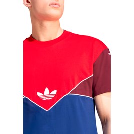 Camiseta Adidas Adicolor Seasonal Archive Vermelho/Azul