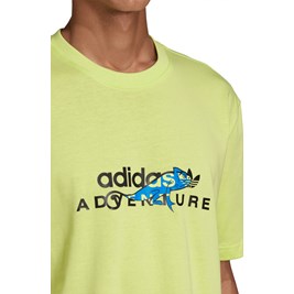 Camiseta Adidas Adventure Big Logo Verde