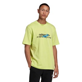 Camiseta Adidas Adventure Big Logo Verde