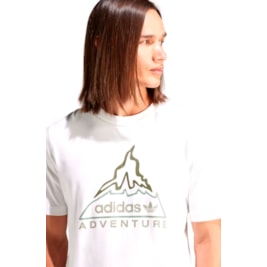 Camiseta Adidas Adventure Graphics Branco