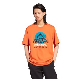 Camiseta Adidas Adventure Mountain Laranja