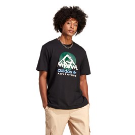 Camiseta Adidas Adventure Mountain Preto