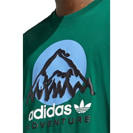 Camiseta Adidas Adventure Mountain Verde Escuro
