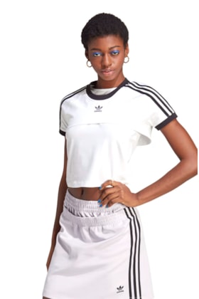 Camiseta Adidas Always Original Branco/Preto