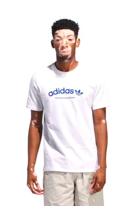 Camiseta Adidas Arched 4.0 Logo Branco