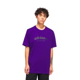 Camiseta Adidas Arched Logo 4.0 Roxo