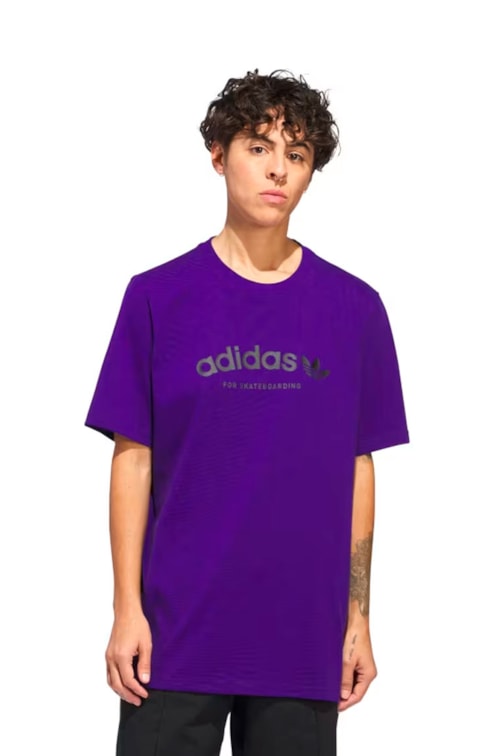 Camiseta Adidas Arched Logo 4.0 Roxo