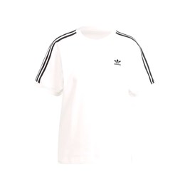 Camiseta Adidas Baby Look 3-stripes Branco