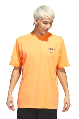 Camiseta Adidas Basketball Streetball Graphic Laranja/Preto