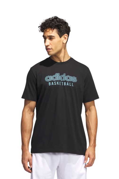 Camiseta Adidas Basquete Metaverse Preto