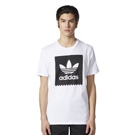 Camiseta Adidas Blkbrd Logo Fil Branca