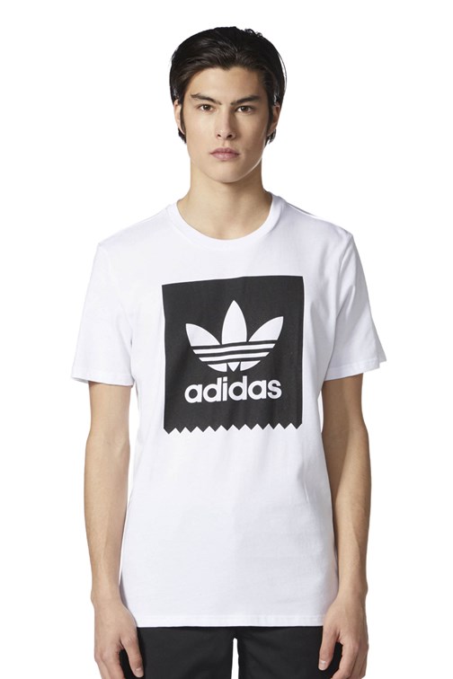 Camiseta Adidas Blkbrd Logo Fil Branca