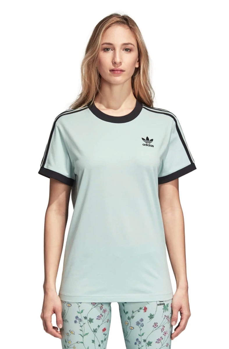 camiseta adidas boyfriend trefoil feminina