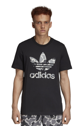 Camiseta Adidas Camouflage Trefoil Preto