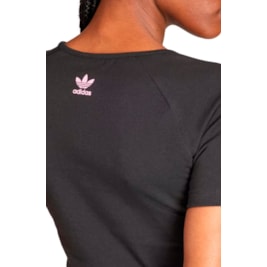 Camiseta Adidas Cropped Graphic Baby Preto