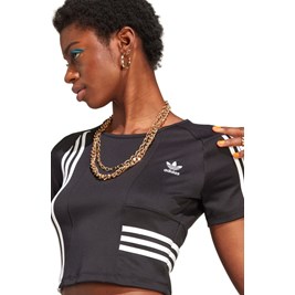 Camiseta Adidas Cropped Originals Preto/Branco